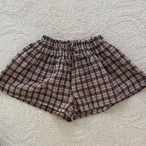 Plaid Girl’s Shorts